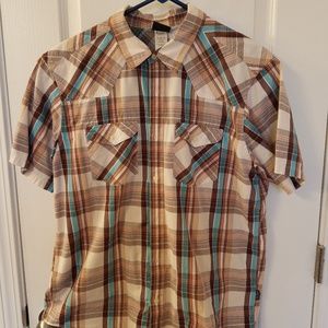 Patagonia Large Plaid button up shirt